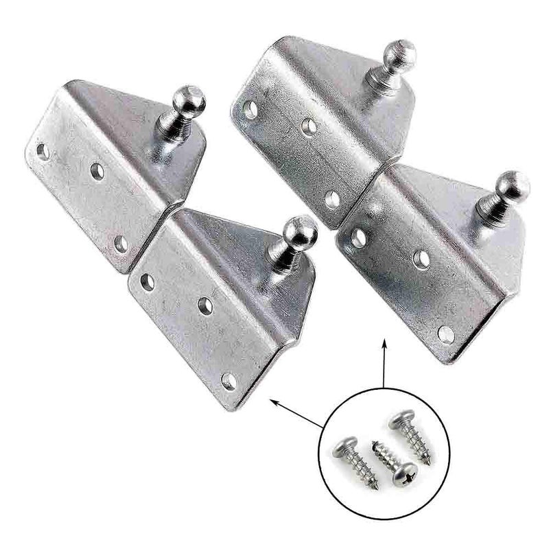 Pro Chutes دعامات تثبيت لدعم رفع زنبرك الغاز مسمار كروي 10 مم - (زوجان - 10 مم) - Image 1